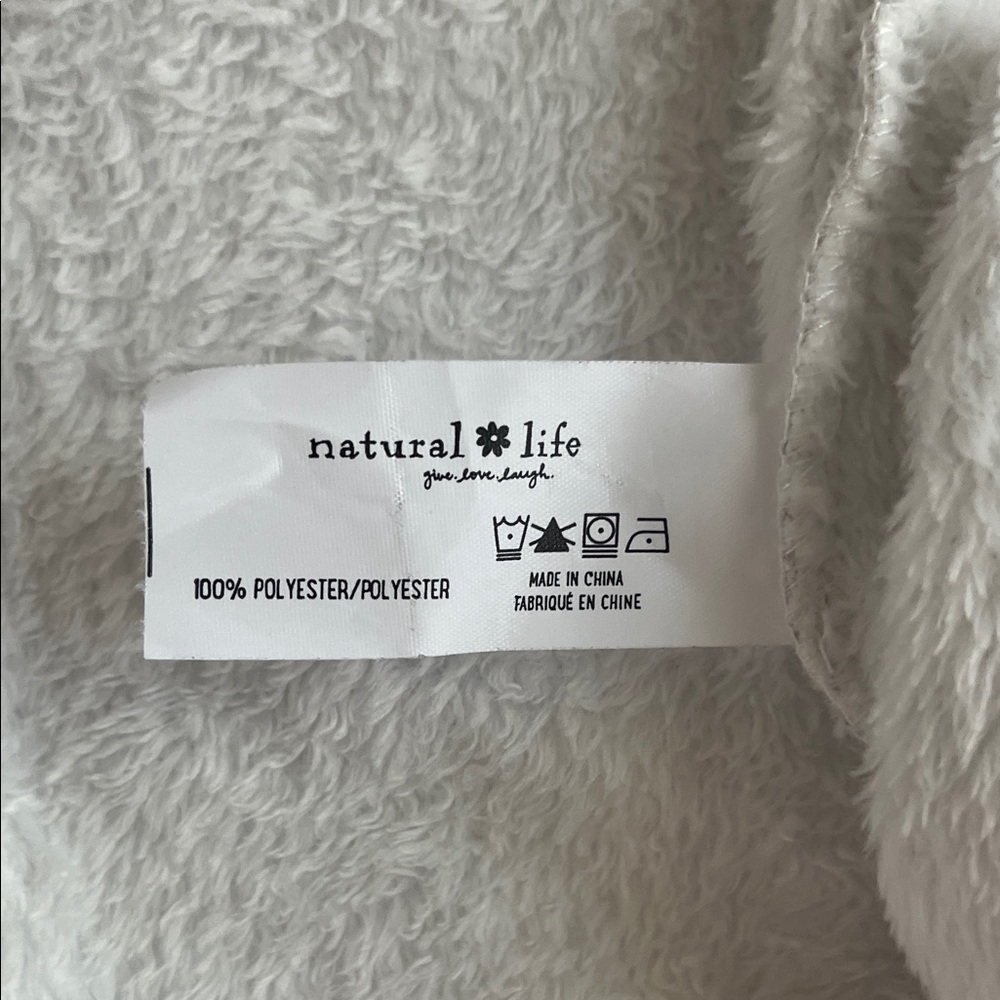 Natural Life Open Foot Onesie XS Blue & Gray Tie Dye Zip Up - Picture 3 of 11